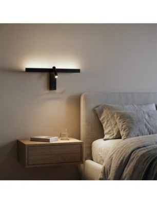 RICO WALL 10W+6W 3000K BK