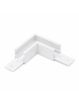 Alfa Złącze L do szyny magnetycznej dwufazowej TRACK MAGNETIC 27 CORNER 90  Biały