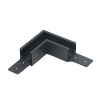 Alfa Złącze L do szyny magnetycznej dwufazowej TRACK MAGNETIC 27 CORNER 90  Czarny