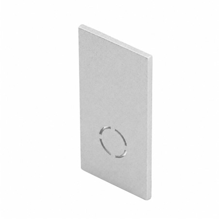 ALFA TRACK MAGNETIC END CAP ANODISED srebrny