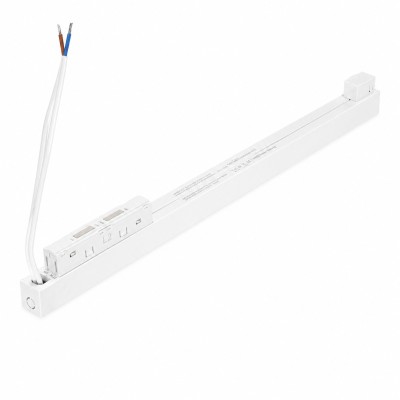 Zasilacz dwufazowy wpinany w szynę ALFA TRACK MAGNETIC DRIVER 2LINE 100+100W NO DIMM INSIDE Biały