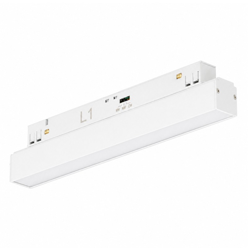 ALFA SAGA TRACK MAGNETIC 2LINE 12W CCT SWITCH DIMM WHITE