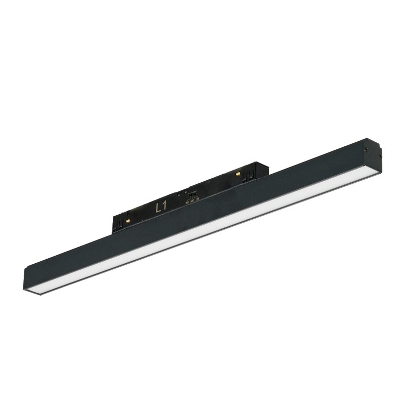 ALFA SAGA TRACK MAGNETIC 2LINE 24W CCT SWITCH DIM BK