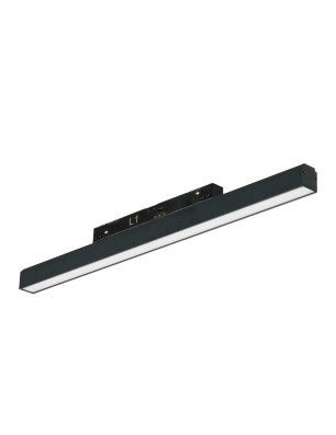 ALFA SAGA TRACK MAGNETIC 2LINE 24W CCT SWITCH DIM BK