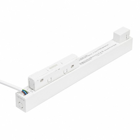 Zasilacz dwufazowy wpinany w szynę ALFA TRACK MAGNETIC DRIVER 2LINE L1/L2 100W DIMM INSIDE Biały