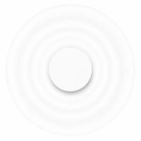 Kinkiet RIPPLE WALL 40 WHITE