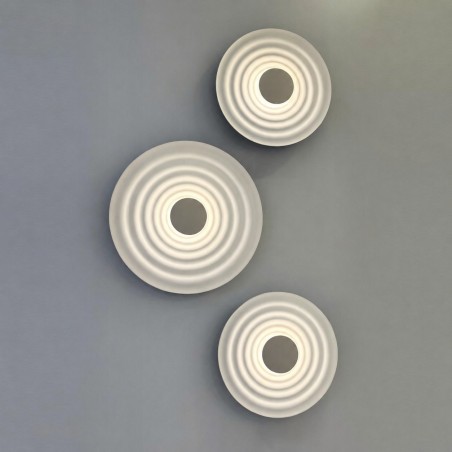 Kinkiet RIPPLE WALL 40 WHITE