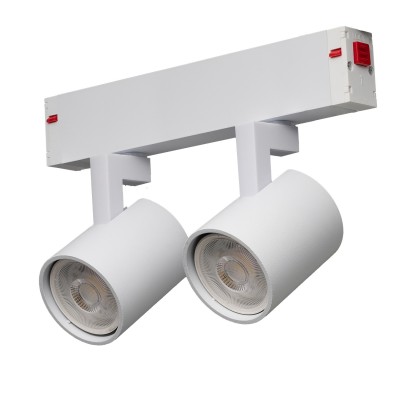 Lampa szynowa BETA GARY 2 230V TRACK MAGNETIC GU10 Biała