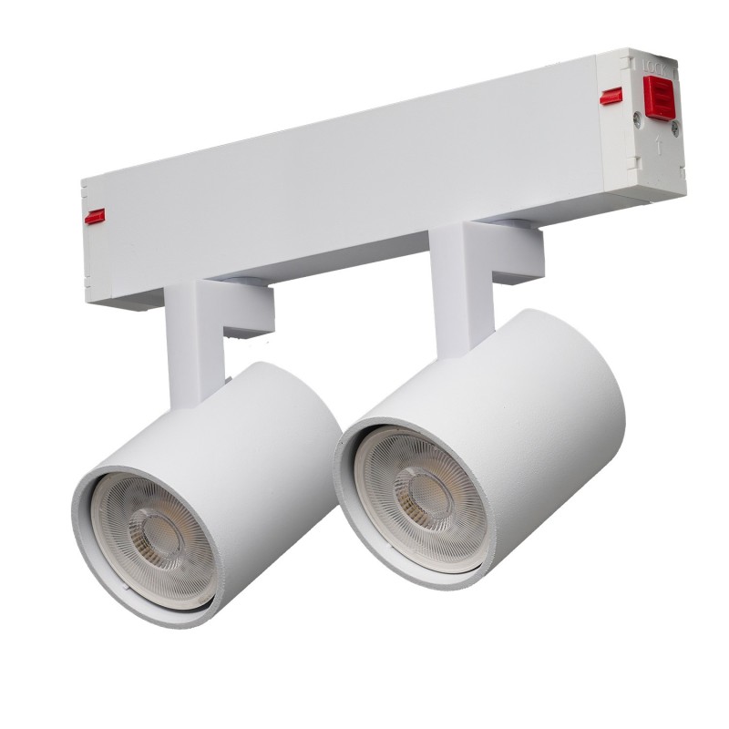 Lampa szynowa BETA GARY 2 230V TRACK MAGNETIC GU10 Biała