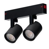 Lampa szynowa BETA GARY 2 230V TRACK MAGNETIC GU10 Czarna