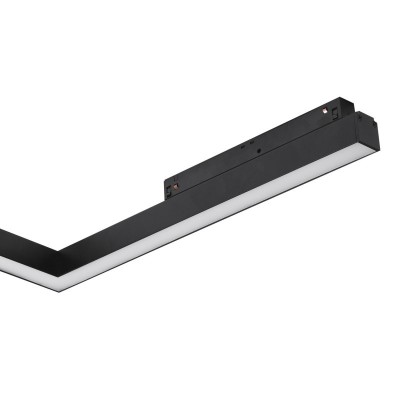 Lampa szynowa ALFA SAGA TRACK MAGNETIC CORNER A 24W CCT BLUETOOTH Czarna