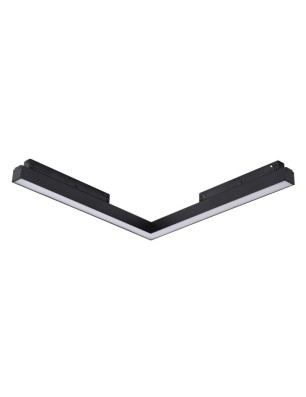 Lampa szynowa ALFA SAGA TRACK MAGNETIC CORNER A 24W CCT BLUETOOTH Czarna