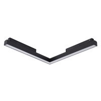 Lampa szynowa ALFA SAGA II TRACK MAGNETIC CORNER A 25W 3000K Czarna