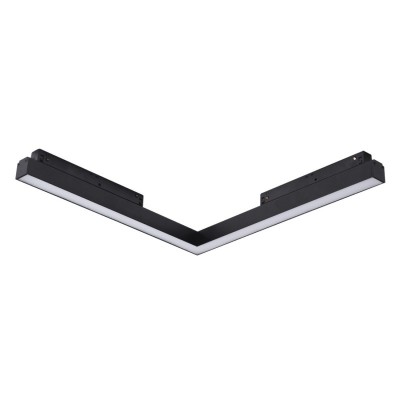 Lampa szynowa ALFA SAGA II TRACK MAGNETIC CORNER A 25W 3000K Czarna
