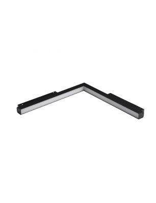Lampa szynowa ALFA SAGA II TRACK MAGNETIC CORNER B 25W 3000K Czarna
