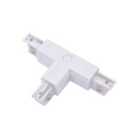 Zasilacz / złącze T lewe do szynoprzewodu TRACK 3LINE T LEFT Biały