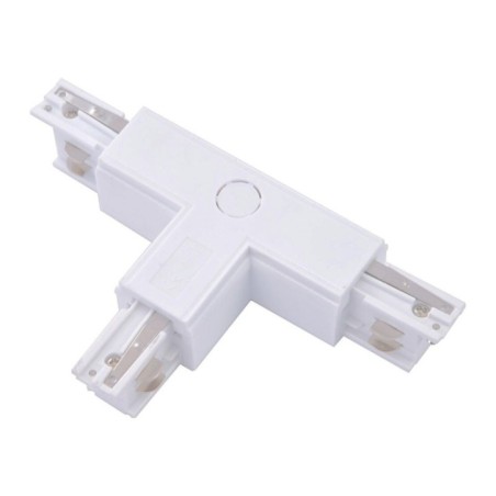 Zasilacz / złącze T lewe do szynoprzewodu TRACK 3LINE T LEFT Biały
