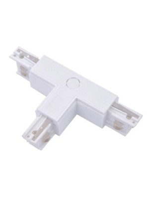 Zasilacz / złącze T lewe do szynoprzewodu TRACK 3LINE T LEFT Biały
