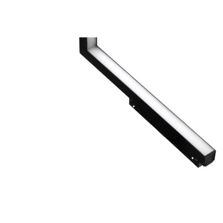 Lampa szynowa ALFA SAGA II TRACK MAGNETIC CORNER B 25W 4000K Czarna