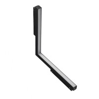 Lampa szynowa ALFA SAGA II TRACK MAGNETIC CORNER B 25W 4000K Czarna