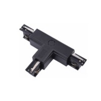 Zasilacz / złącze T lewe do szynoprzewodu TRACK 3LINE T LEFT Czarny