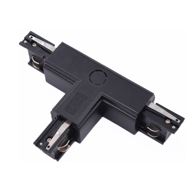 Zasilacz / złącze T lewe do szynoprzewodu TRACK 3LINE T LEFT Czarny