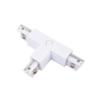 Zasilacz / złącze T prawe do szynoprzewodu TRACK 3LINE T RIGHT Biały