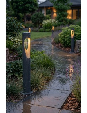 Lampa ogrodowa zewnętrzna stojąca VILAGIO 30 IP65 4000K Ciemny szary
