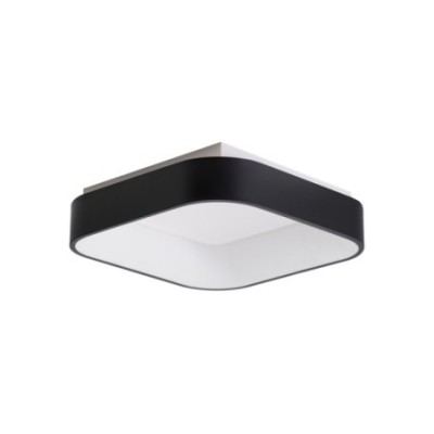 Lampa sufitowa SOVANA SQUARE 45 TOP CCT DIMM Czarna z pilotem