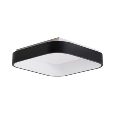 Lampa sufitowa SOVANA SQUARE 60 TOP CCT DIMM Czarna z pilotem