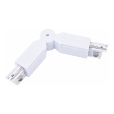 Złącze regulowane do szynoprzewodu TRACK 3LINE ADJUSTABLE Biały