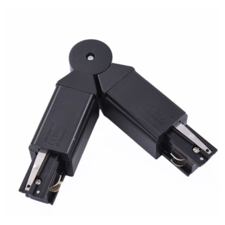 Złącze regulowane do szynoprzewodu TRACK 3LINE ADJUSTABLE Czarny
