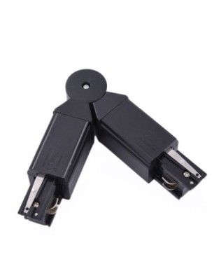 Złącze regulowane do szynoprzewodu TRACK 3LINE ADJUSTABLE Czarny