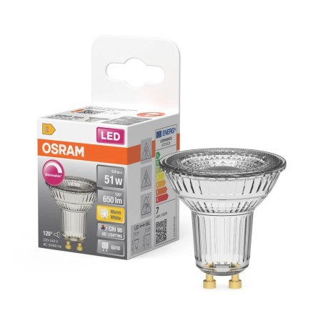 Żarówka LED GU10 6,9W 2700K kąt świecenia 120° DIMM OSRAM