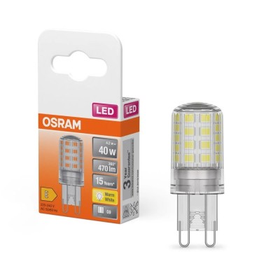 Żarówka LED G9 4,2W 2700K kąt świecenia 300° OSRAM