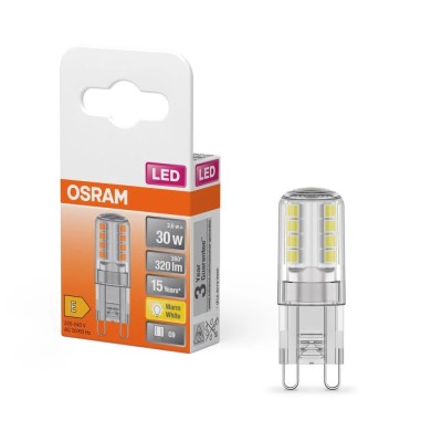Żarówka LED G9 2,6W 2700K kąt świecenia 300° OSRAM