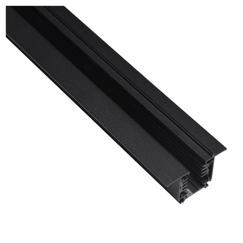 Szynoprzewód 3 fazowy profil podtynkowy TRACK 3LINE GIPS Czarny