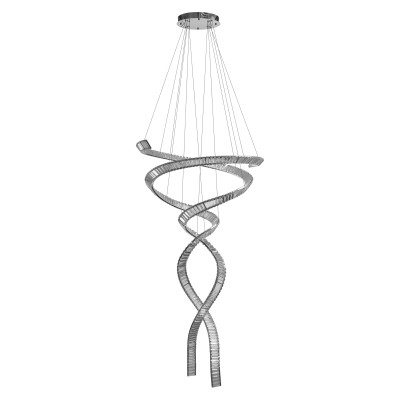 Lampa wisząca SPARK SPIRAL XXL CCT SWITCH DIMM Chromowana