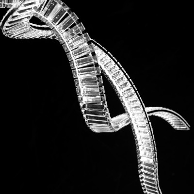 Lampa wisząca SPARK SPIRAL XXL CCT SWITCH DIMM Chromowana