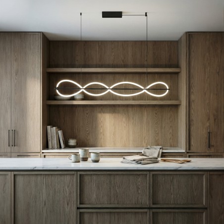 Lampa wisząca PESCARA PENDANT 120 3-STEP DIMM Czarna