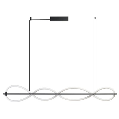 Lampa wisząca PESCARA PENDANT 150 3-STEP DIMM Czarna