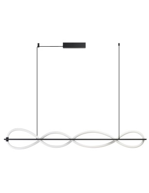 Lampa wisząca PESCARA PENDANT 150 3-STEP DIMM Czarna