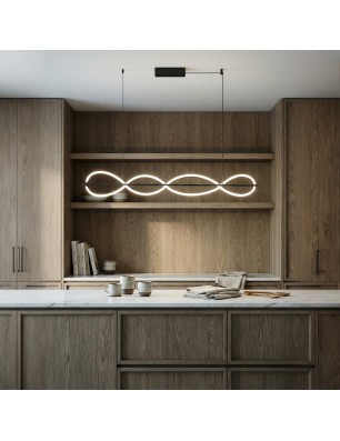 Lampa wisząca PESCARA PENDANT 150 3-STEP DIMM Czarna