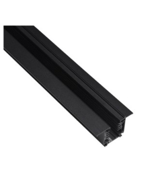Szynoprzewód 3 fazowy profil podtynkowy TRACK 3LINE GIPS Czarny