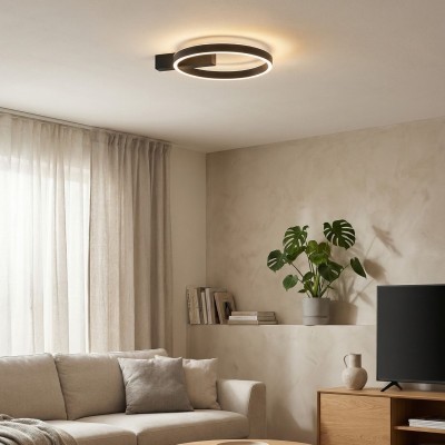 Lampa sufitowa ARTE TOP 25W+25W CCT Czarna