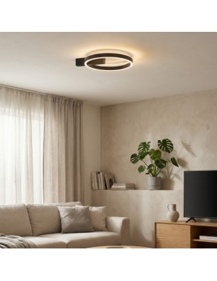 Lampa sufitowa ARTE TOP 25W+25W CCT Czarna