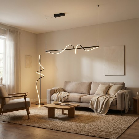Lampa wisząca VIRGO PENDANT 150 3-STEP DIMM Czarna