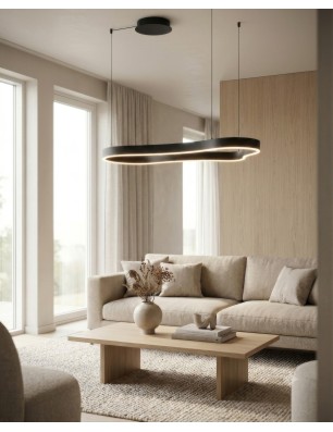 Lampa wisząca MIRABELLA 120 3000K DIMM Czarna