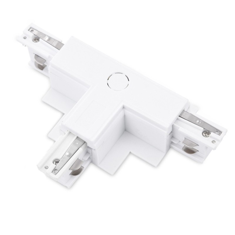 Zasilacz / złącze T prawe do szynoprzewodu podtynkowe TRACK 3LINE T RIGHT GIPS Biały
