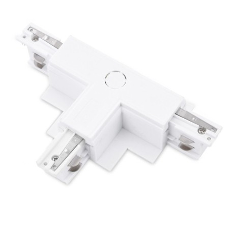 Zasilacz / złącze T prawe do szynoprzewodu podtynkowe TRACK 3LINE T RIGHT GIPS Biały